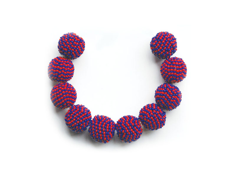 Opaque blue and red Opaque blue and red