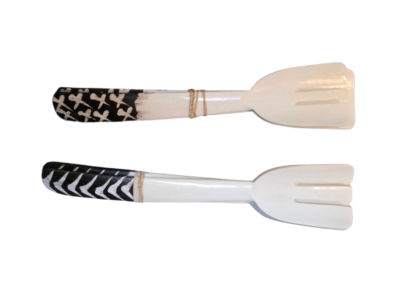 Bone Serving Spoon set