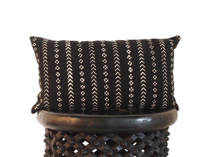 Lumbar Cushion 40 x 65cm /16" x 26" Black