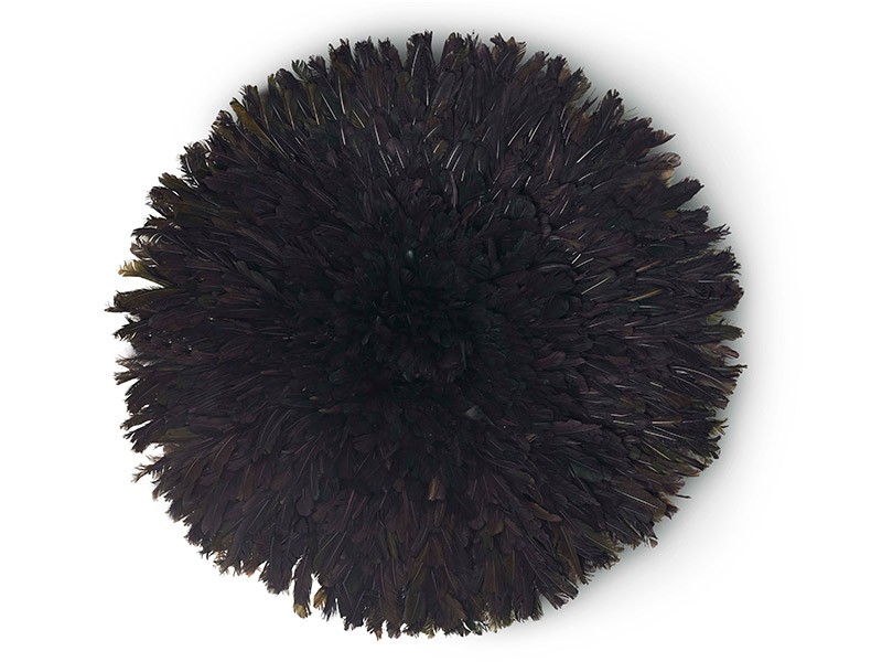 Juju Feather Hat Black 80cm Juju Feather Hat Black 80cm