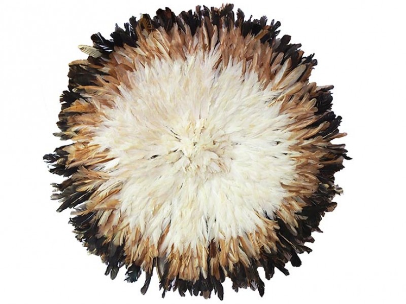 Juju Feather Hat Partridge, Natural, Ivory 80cm Juju Feather Hat Partridge, Natural, Ivory 80cm