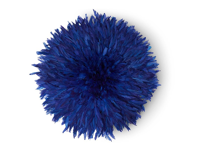 Juju Feather Hat Blue Juju Feather Hat Blue