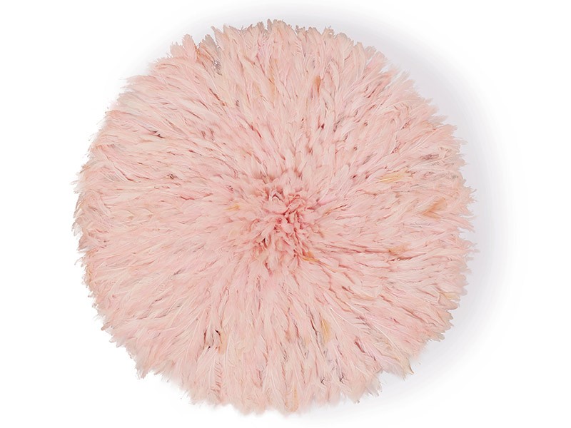 Juju Feather Hat Soft Pink