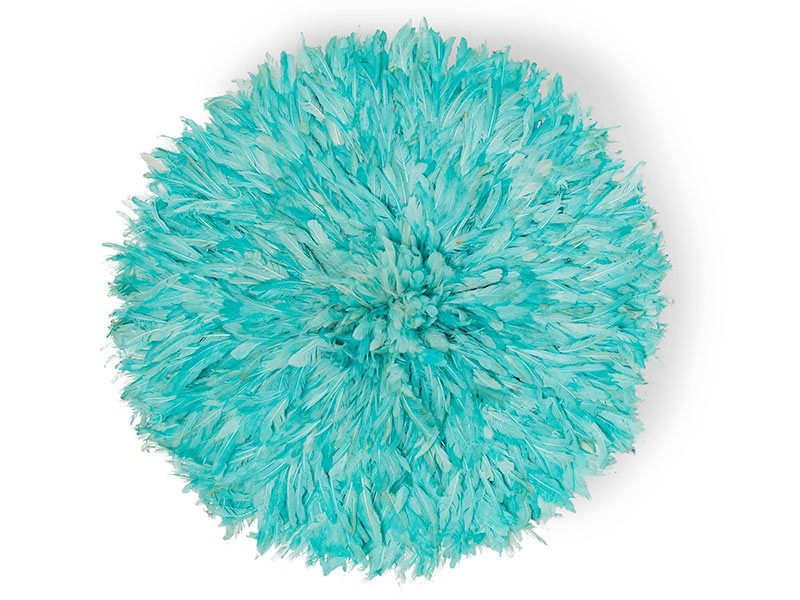 Juju Feather Hat Turquoise
