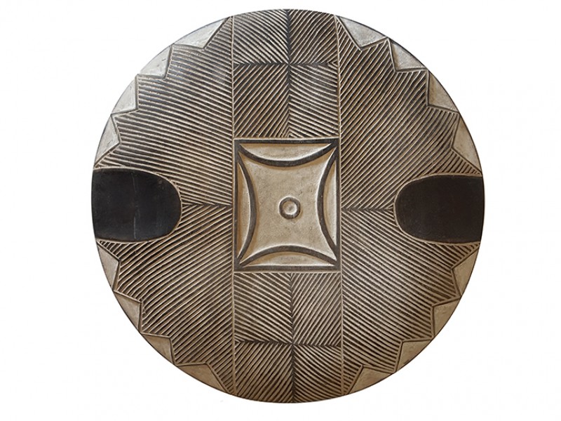 Carved Wood Shield - 14