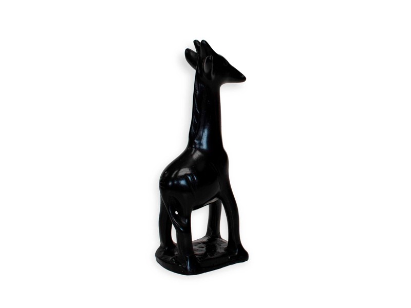 Black Soapstone Giraffe 