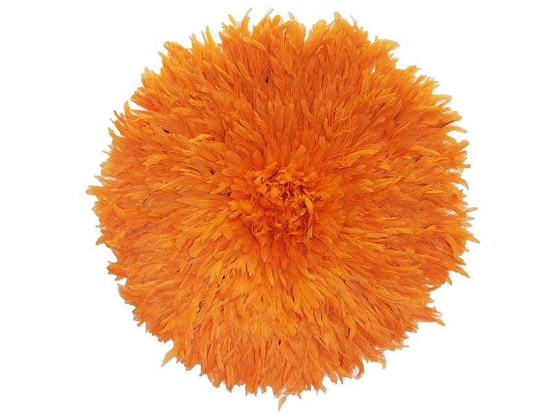 Juju Feather Hat Orange