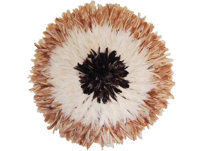 Juju Feather Hat Natural, Ivory, Partridge 80cm Juju Feather Hat Natural, Ivory, Partridge 80cm