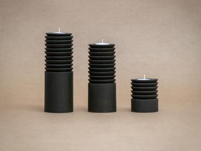 Rippled Tealight Candle Holder