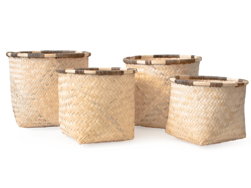 Malawi Bamboo Basket Set of 3