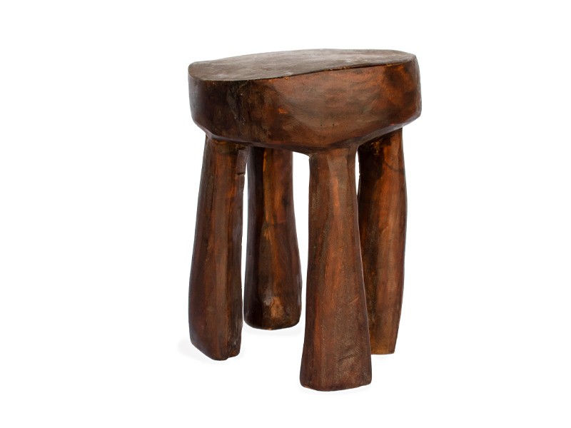 Tribal Hand Carved Tall Stool