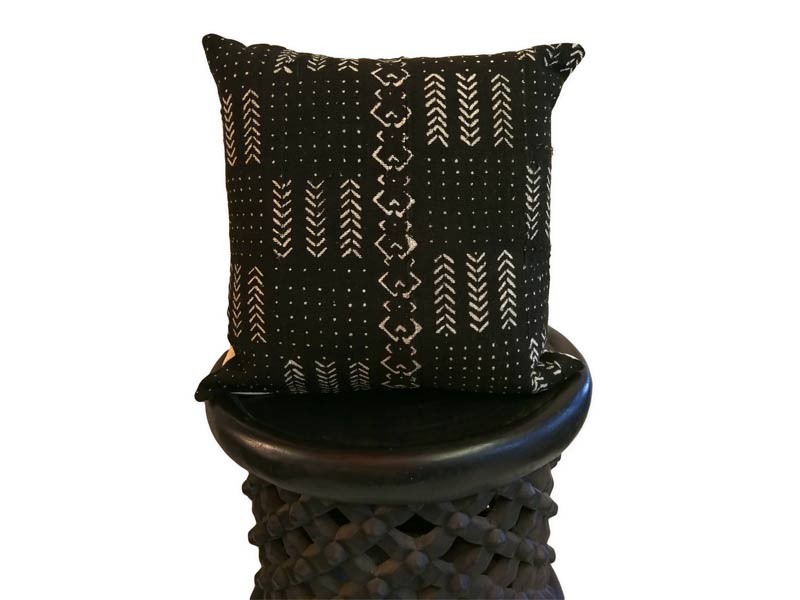 African Mud Cloth Cushion Cover 45 x 45 cm / 18" x 18" African Mud Cloth Cushion Cover 45 x 45 cm / 18" x 18"