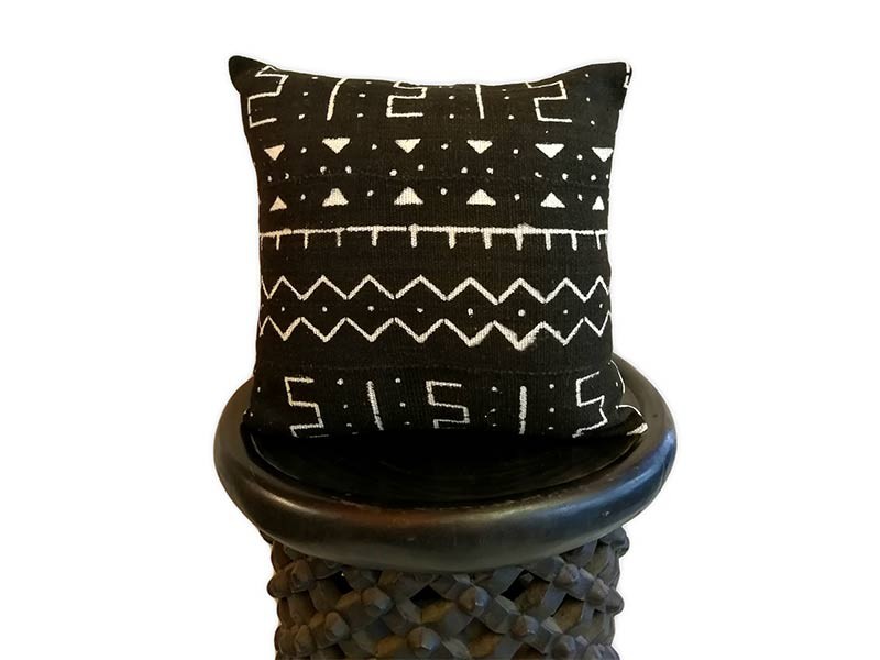 African Mud Cloth Cushion Cover African Mud Cloth Cushion Cover
