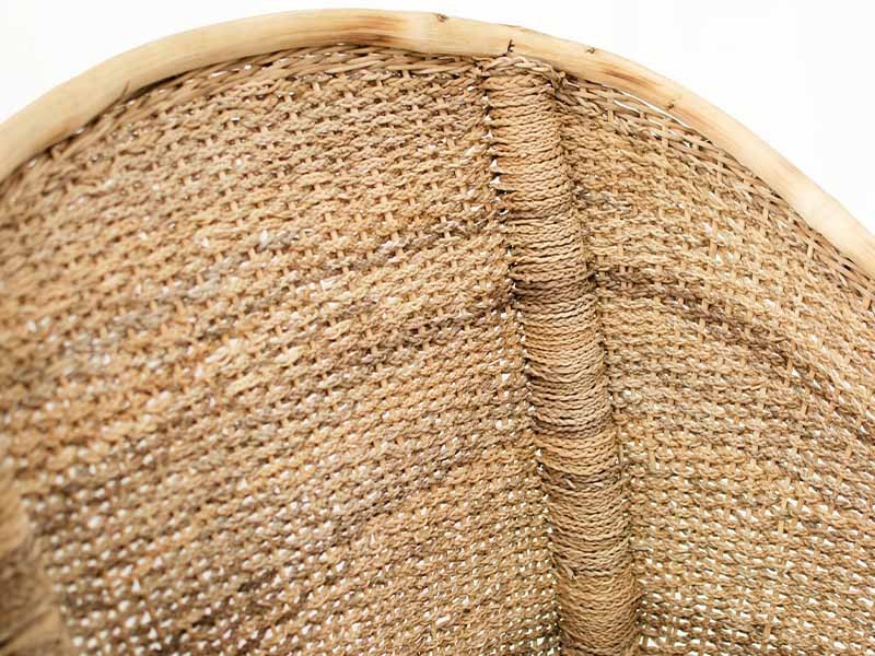 Malawi Kapuma Chair Twisted Weave Close Up 
