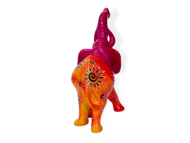 Multicolor Soapstone Elephant | Handcrafted African Art Decor