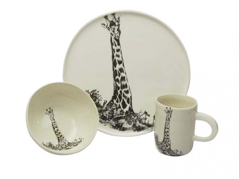 African Creative :: Ceramic Giraffe Plate