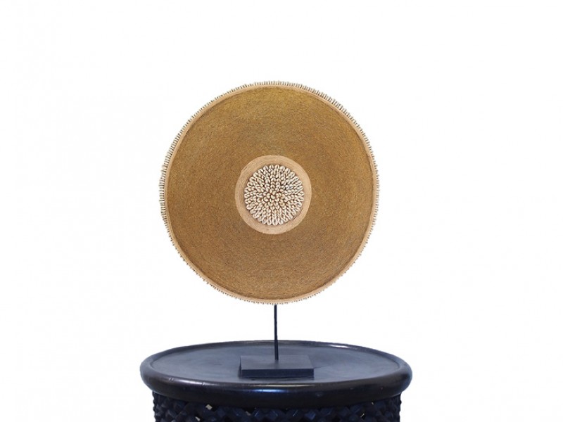 Gold with Cowrie Center and Trim Gold with Cowrie Center and Trim