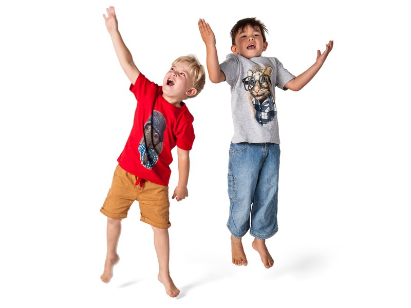 Elephant and Leopard Boy T-Shirts Elephant and Leopard Boy T-Shirts