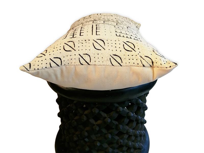 Mud Cloth Cushion Cover - Black and White Pattern Mud Cloth Cushion Cover - Black and White Pattern