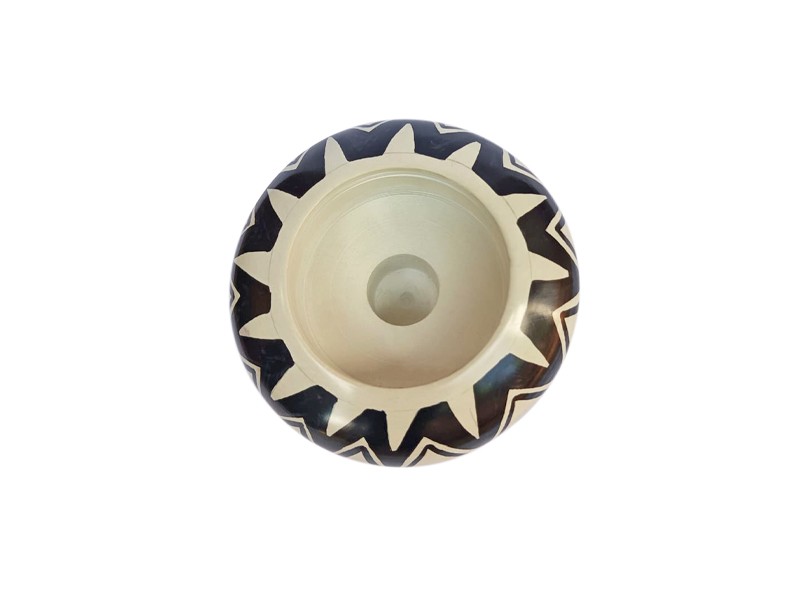 Soap Stone Candle Holder - Top View