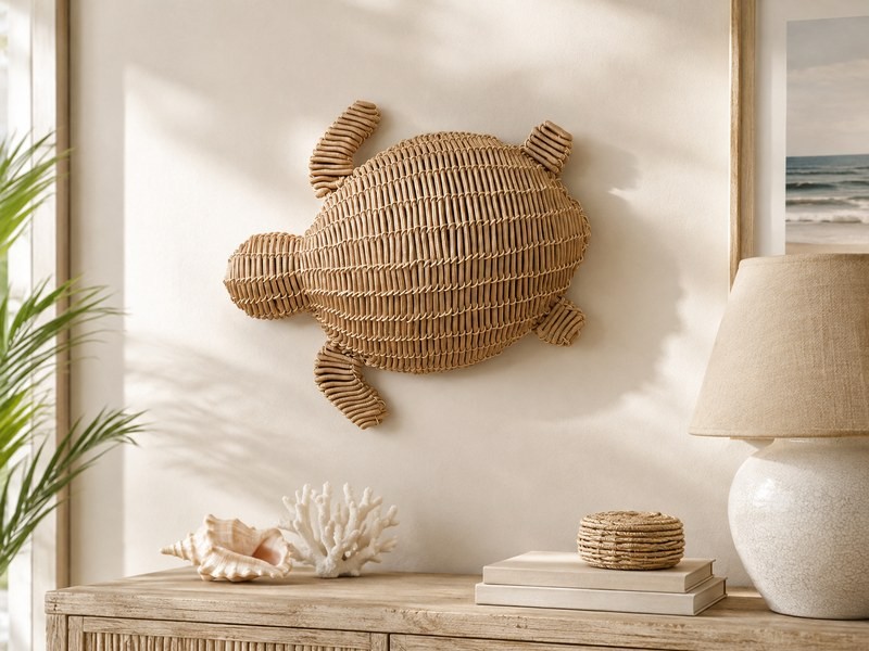 sunlit_coastal_turtle_console_vignette - AI created