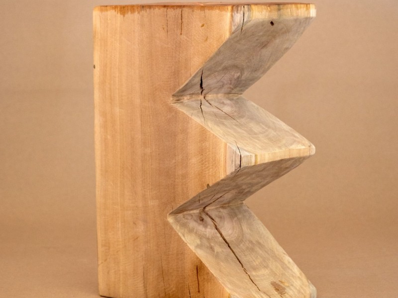 Side Zig Stool topview