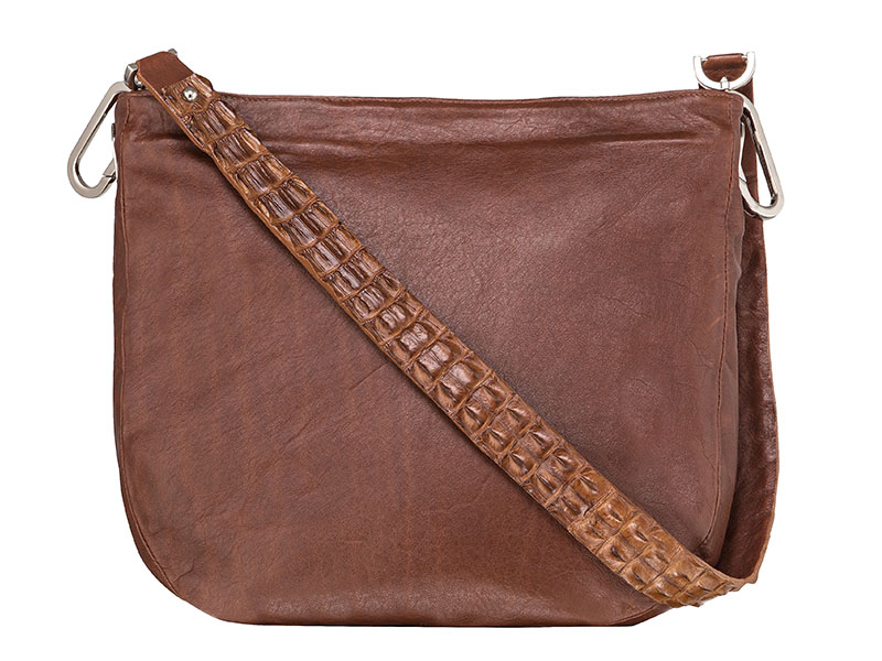 Drew Sling- Soft Leather With Croc Sling